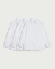 image 4 of F&F Boys School 3-Pack Dressing Made Easy Shirts in White