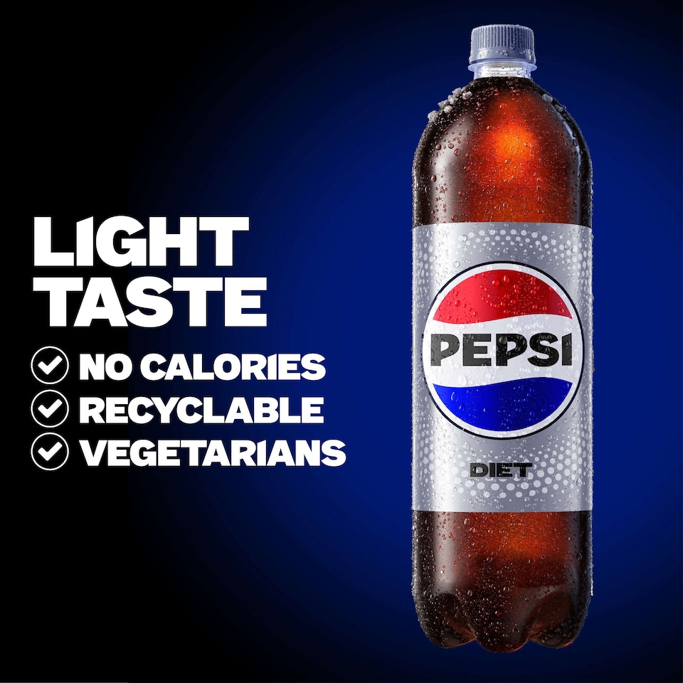 image 1 of Pepsi Diet Cola Bottle 2L