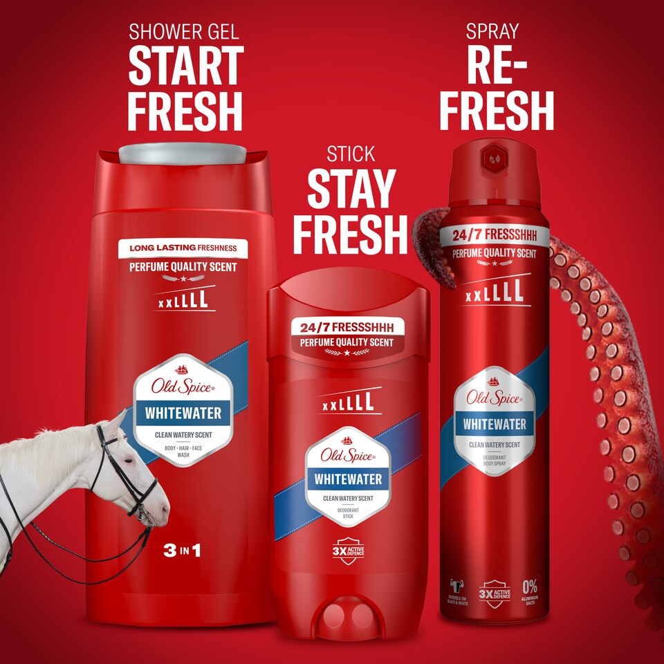 obrázok 1 z Old Spice Whitewater Telový Sprejový Dezodorant Pre Mužov 250ml