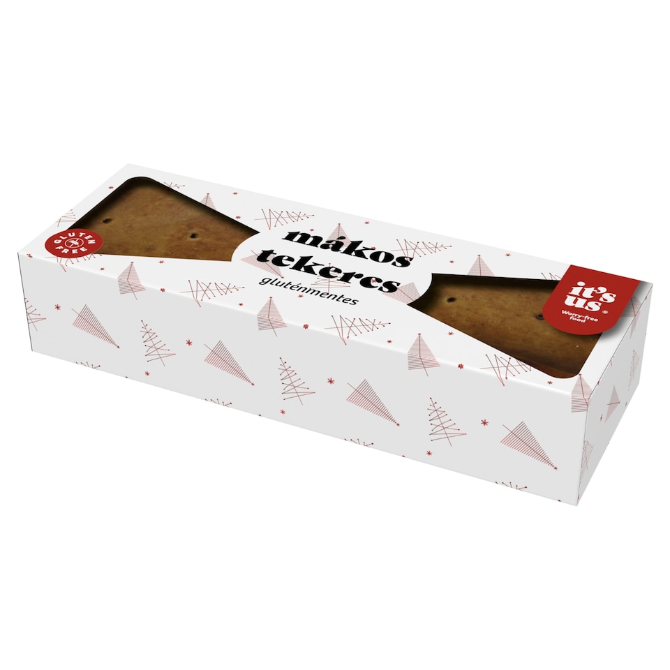 It's Us gluténmentes mákos tekercs, legalább 40% töltelékkel 400 g