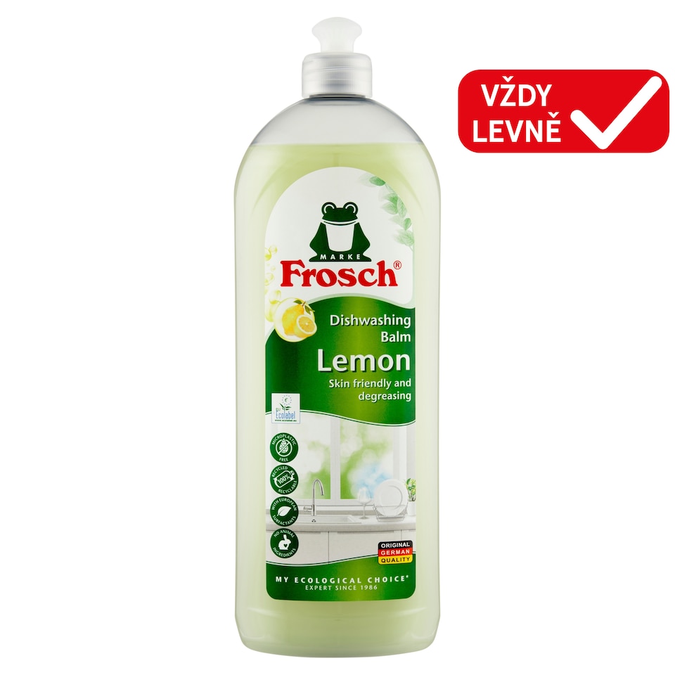 image 1 of Frosch Dishwashing Balm Lemon 750ml