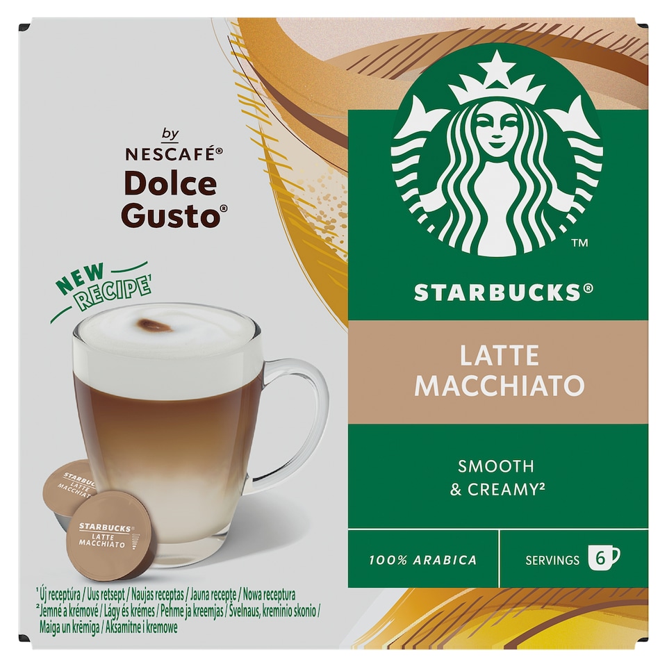 Obrázek 1 pro produkt STARBUCKS Latte Macchiato by NESCAFÉ Dolce Gusto - 12 kapslí (6 šálků)