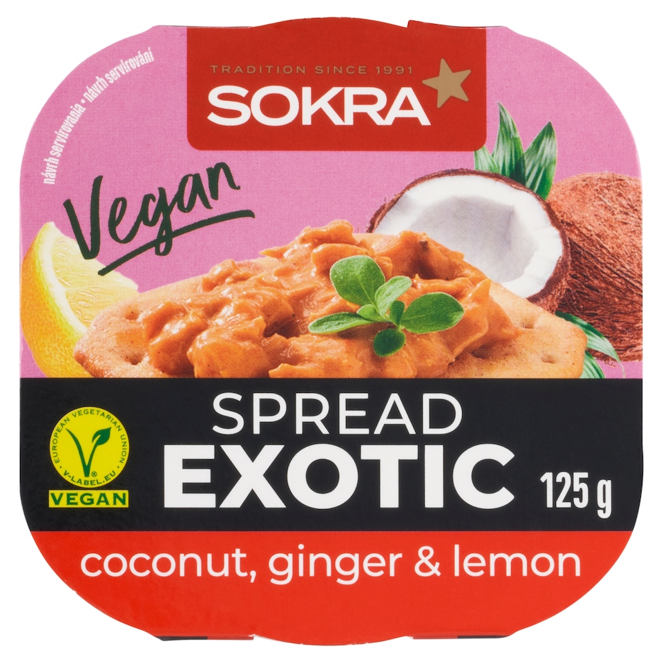 obrázok 1 z Sokra Vegánska nátierka s hrachovou na exotický spôsob 125 g