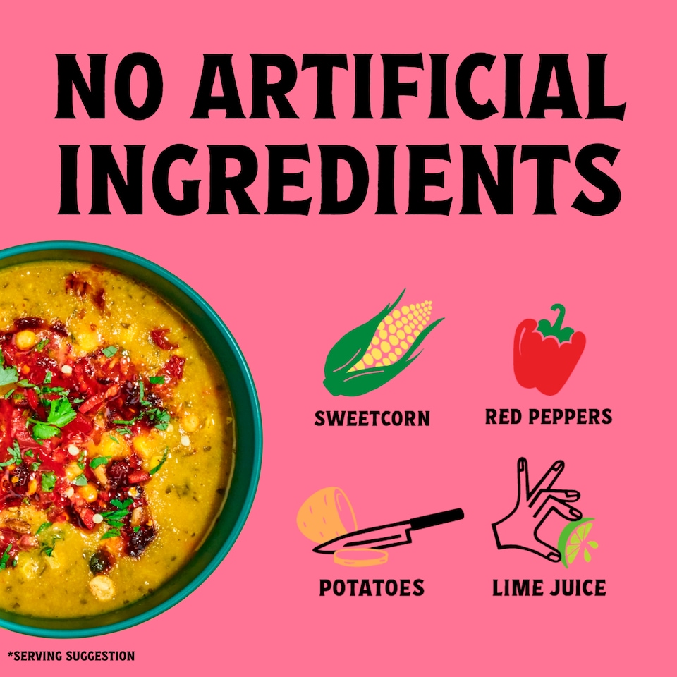 image 1 of Tideford Organics Mexican Corn & Red Pepper Soup 560g