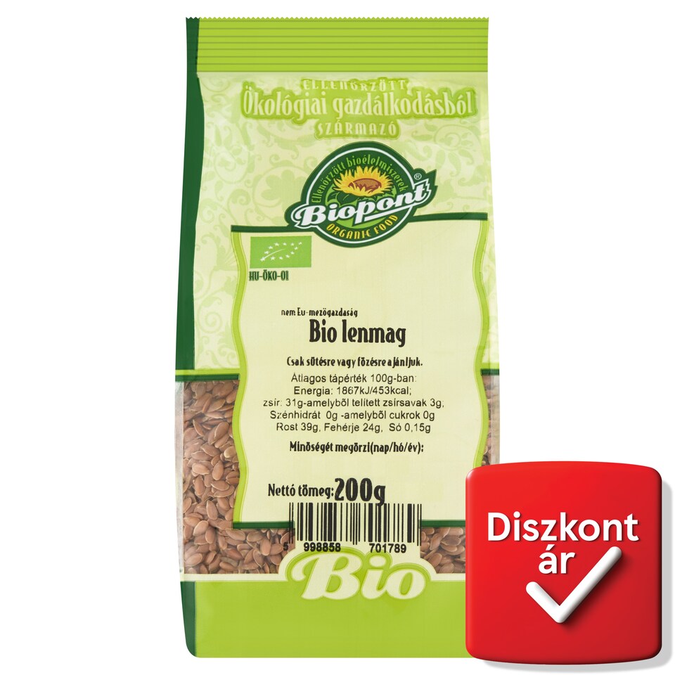 Biopont bio lenmag 200 g