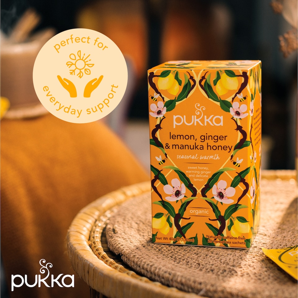 image 1 of Pukka Organic LEM & GINGR HON 20 T/Bgs 40g