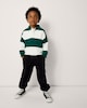 image 1 of F&F Boys Cotton Rich Joggers in Black