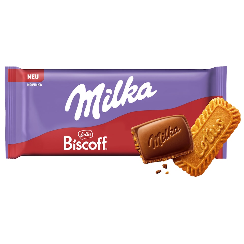 Milka Lotus Biscoff Caramelized Biscuit Pieces 90 g