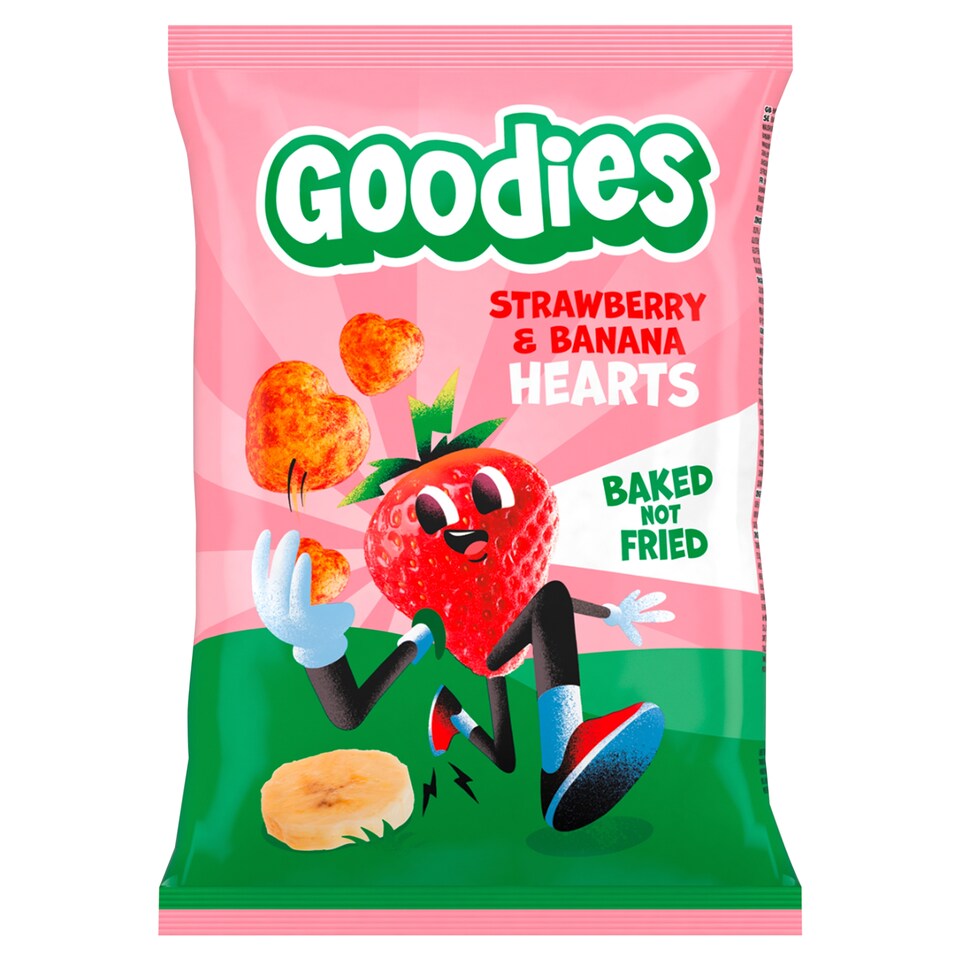 image 1 of Goodies chrumky srdiečka banán a jahoda 30 g