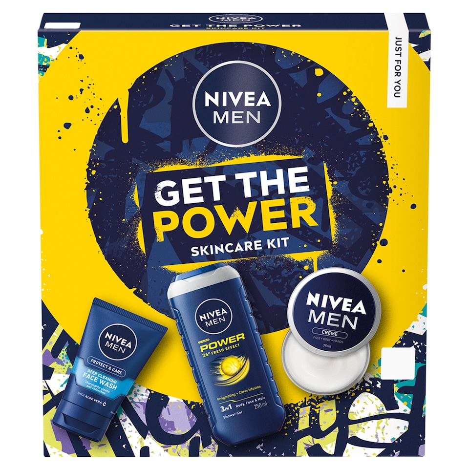 image 1 of NIVEA MEN Get The Power Skincare Gift Set