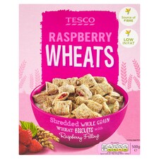 Tesco Raspberry Wheats Cereal 500G