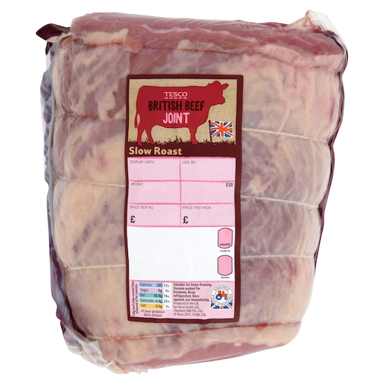 FRESH SLOW ROAST BEEF JOINT Tesco Groceries