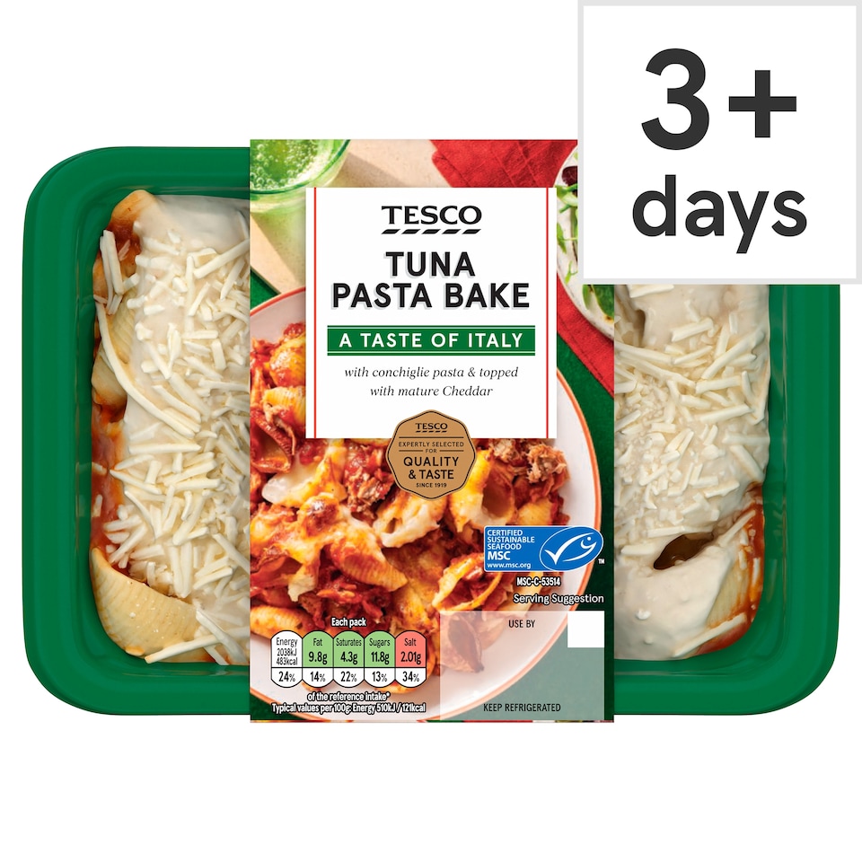 Tesco Tuna Pasta Bake 400G
