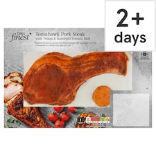 Tesco Finest Tomahawk Pork Steak with 'Nduja and Sundried Tomato Melt
