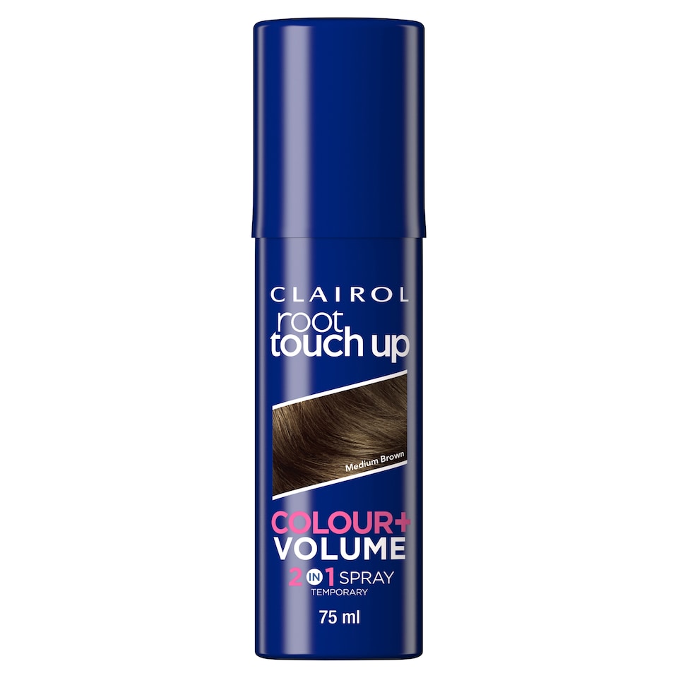 image 1 of Clairol Root Touch up 2 in 1 Spray Medium Brown 75ml