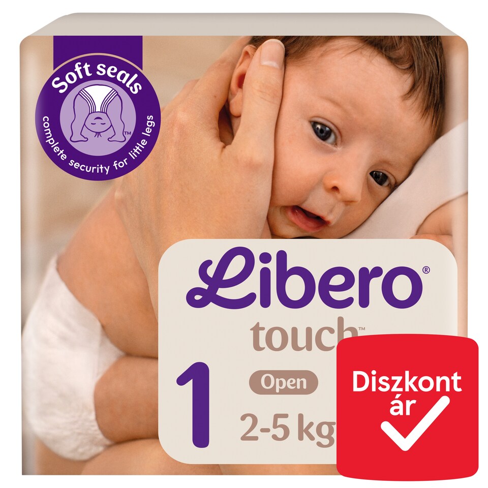 Libero Touch pelenka, méret: 1, 2-5 kg, 22 db  1. kép