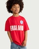 image 1 of England Pure Cotton T-Shirt in Red