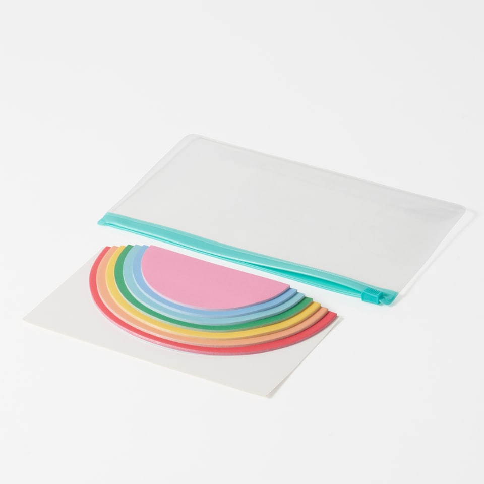 image 1 of Paperchase Rainbow Sticky Note Set