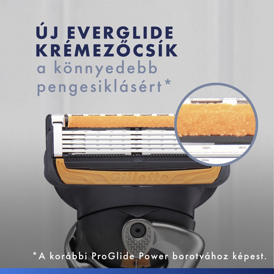 Gillette ProGlide Power Férfi Borotvabetétek, 4 Borotvabetétek, Precíziós Nyíró 1. kép
