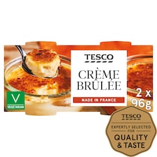 Tesco Creme Brulee Dessert 2 X 96G