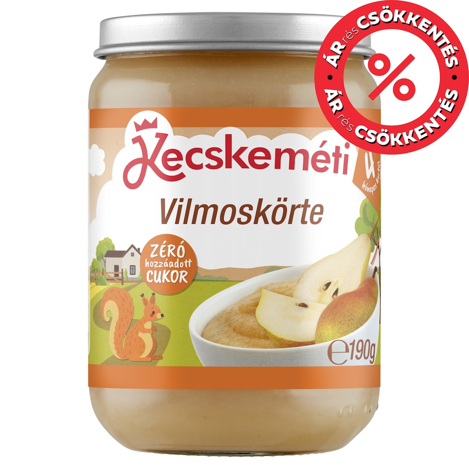 Kecskeméti Pear Tree Baby Food 4 Months+ 190 g