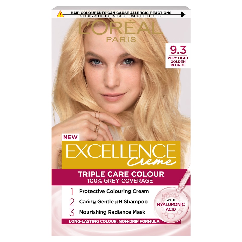 image 1 of L'Oreal Paris Excellence Creme 9.3 Natural Light Golden Blonde Permanent Hair Dye