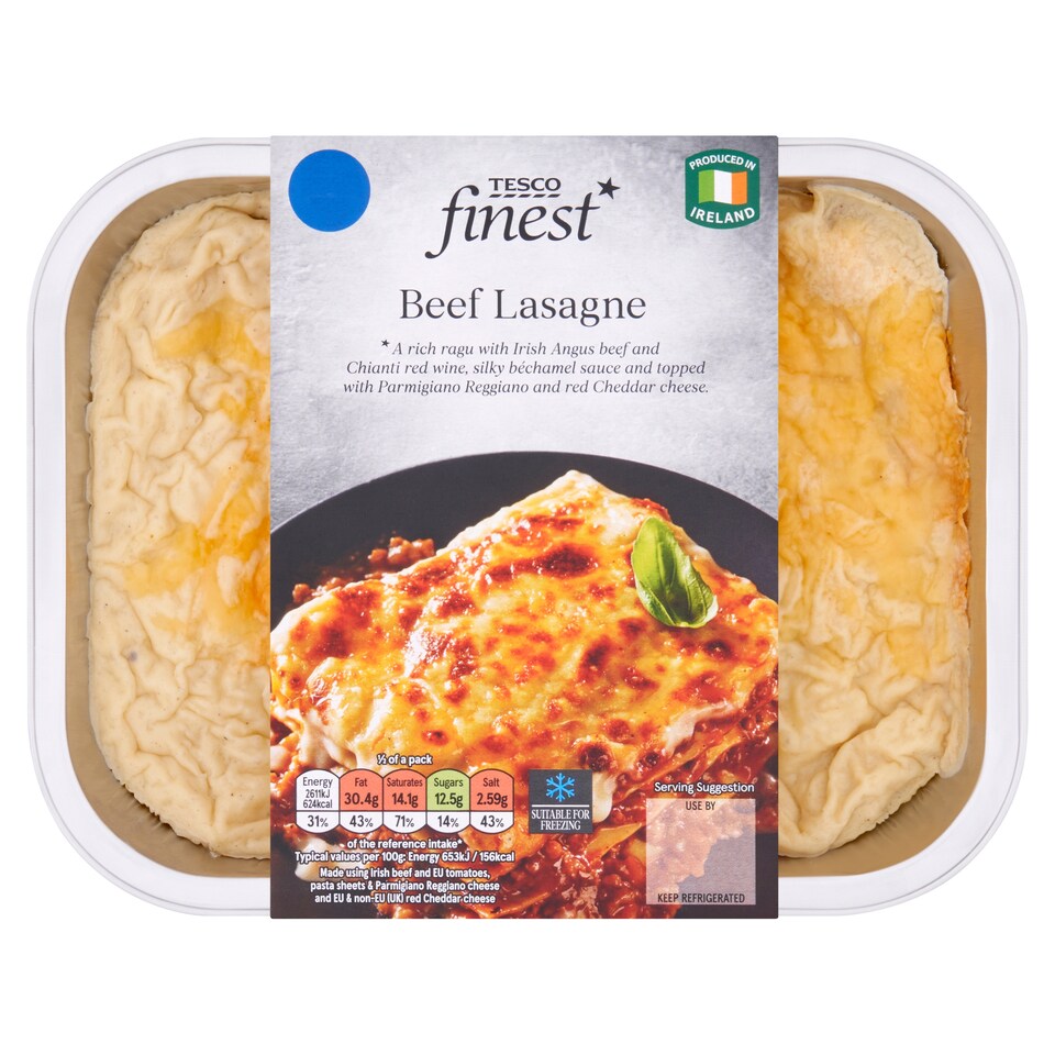Tesco Finest Beef Lasagne 800G