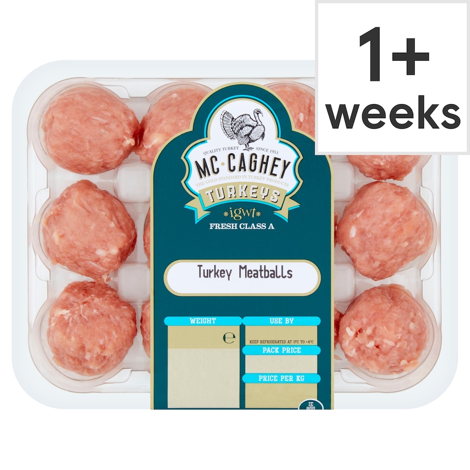 Mccagheys Turkey Meatballs 400G