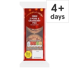 Tesco Mini Pork & Cranberry Pork Pies 2X50g