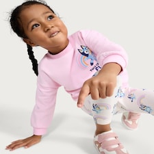 Bluey 2-Piece Cotton Rich Sweatshirt and Leggings Set in Mlti Pink