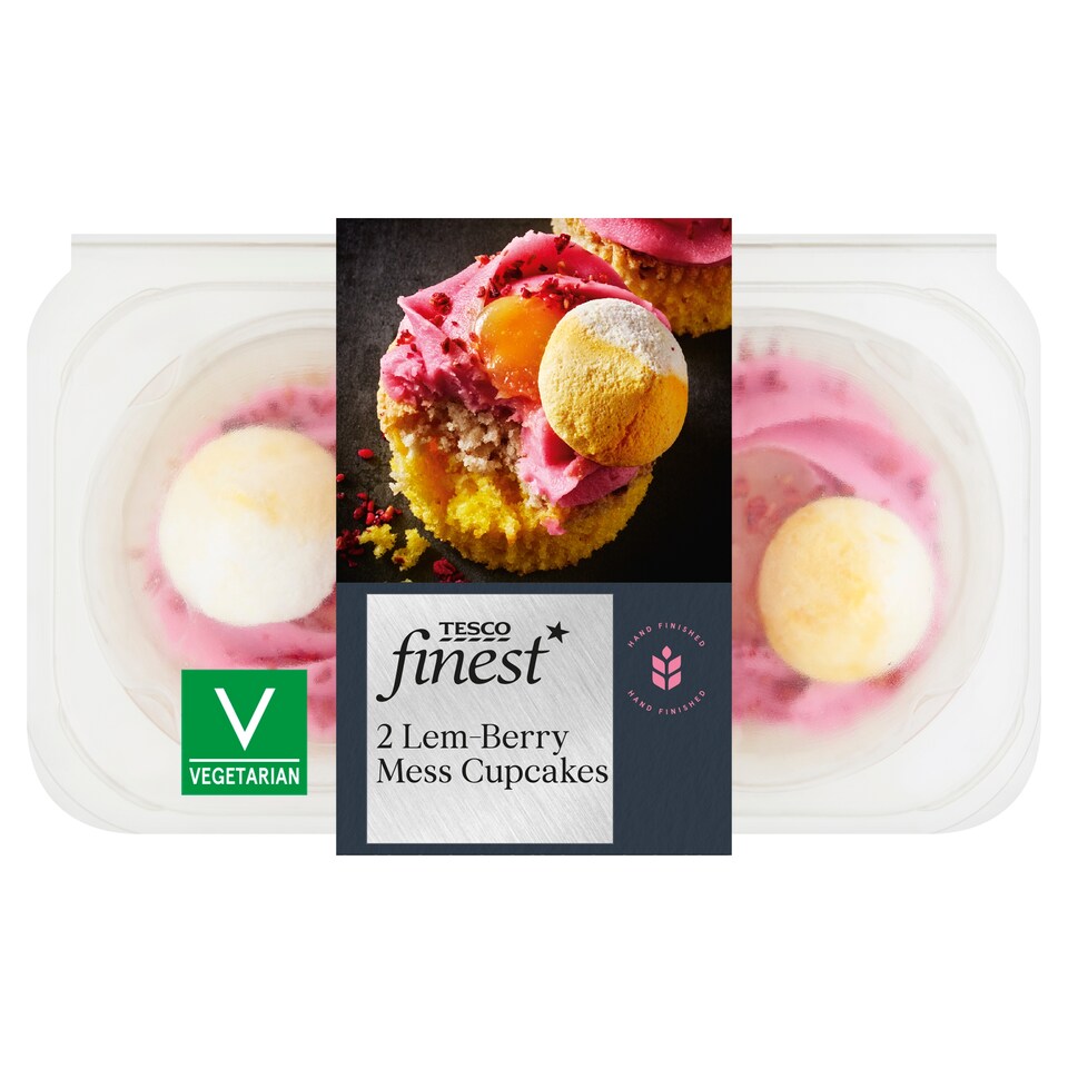 Tesco Finest Cupcakes - Lem-Berry Mess 2 Pack