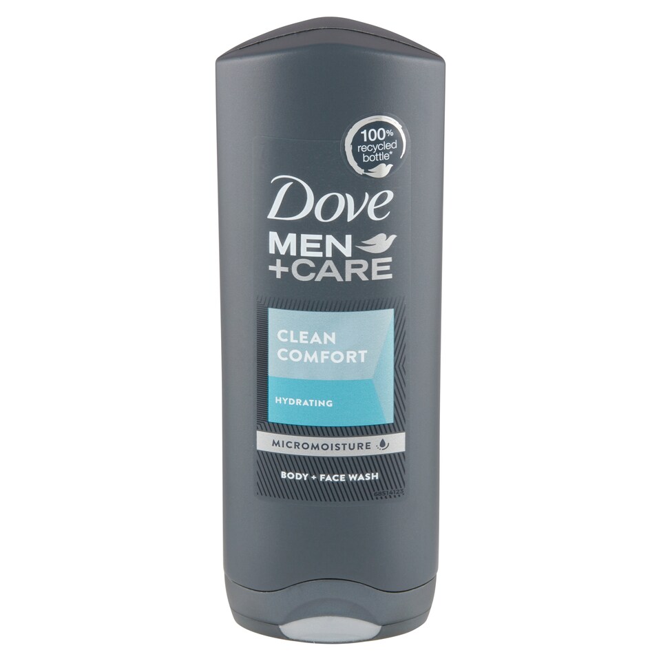 obrázok 1 z Dove Men+Care Clean Comfort sprchovací gél na telo a tvár 250 ml