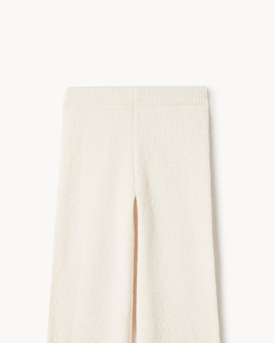 image 1 of F&F Girls Knitted Zip Through Hoodie and Joggers Set in Cream