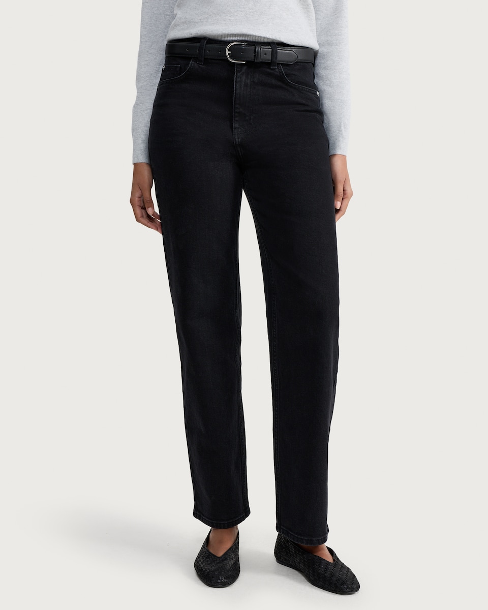 image 1 of F&F Straight Leg Jeans  in Black
