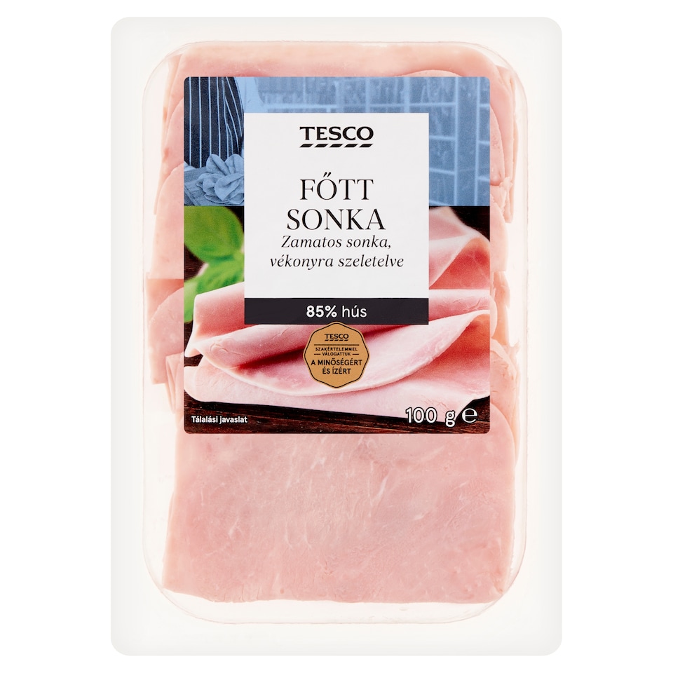 Tesco Šunka výběrová krájená 100g