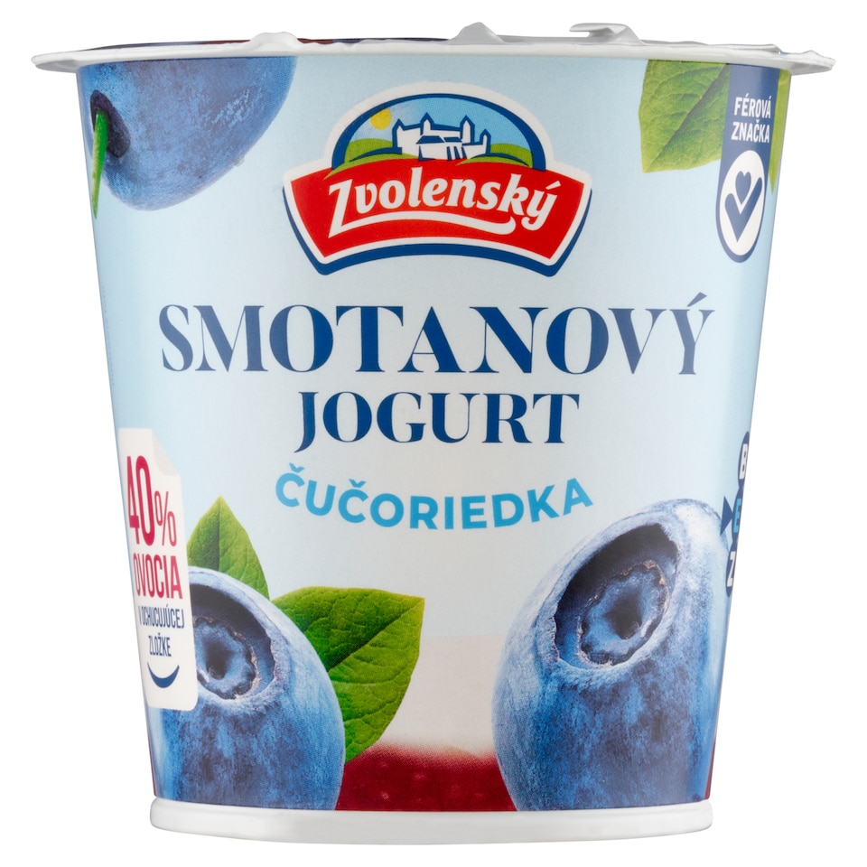 obrázok 1 z Zvolenský Smotanový jogurt čučoriedka 145 g