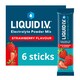image 1 of Liquid I.V. Hydration Multiplier Electrolyte Powder Mix Strawberry 6x16g
