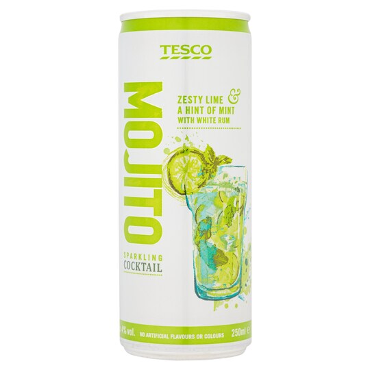 Tesco Mojito Cocktail 250Ml Tesco Groceries