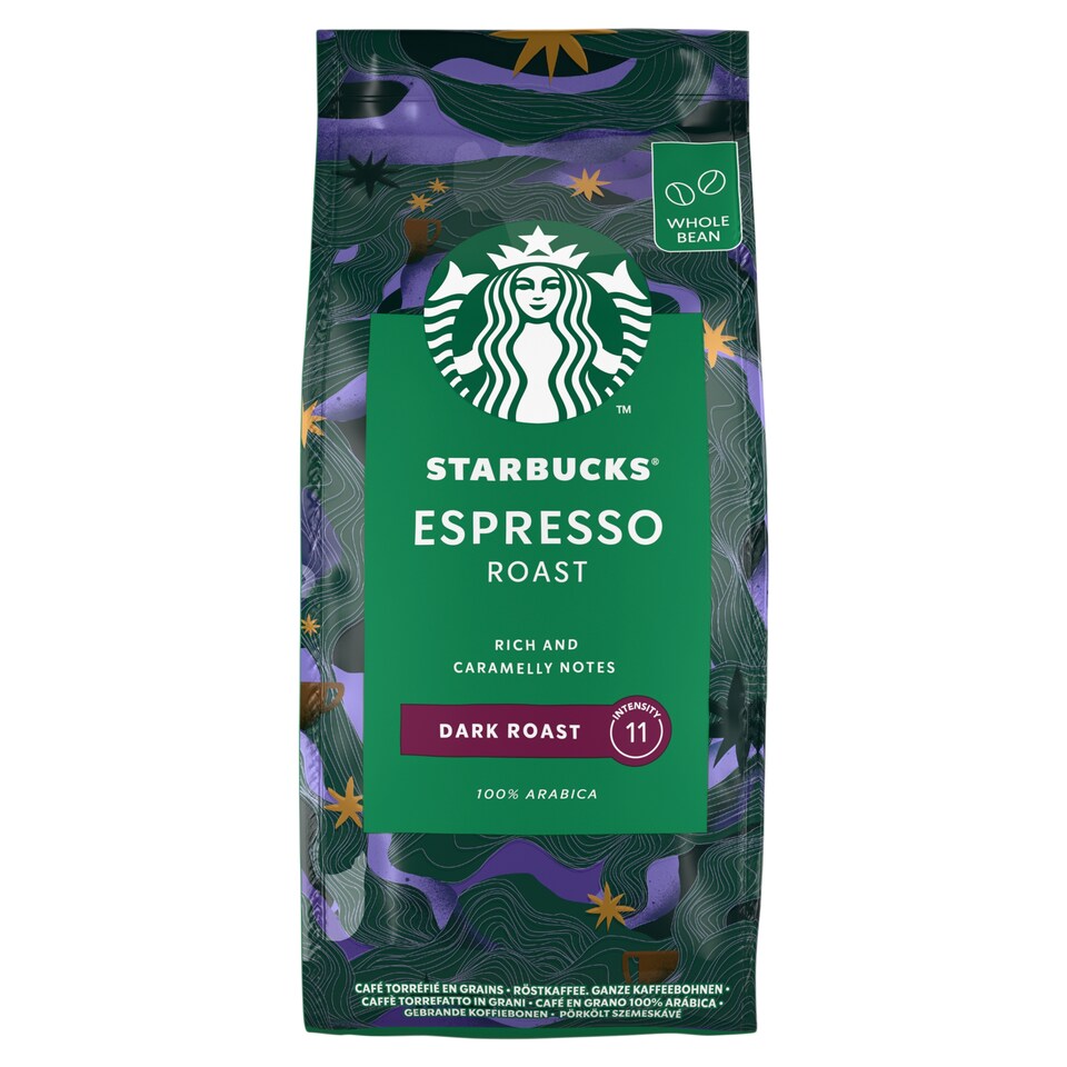 Starbucks Espresso Roast pörkölt szemeskávé 200 g