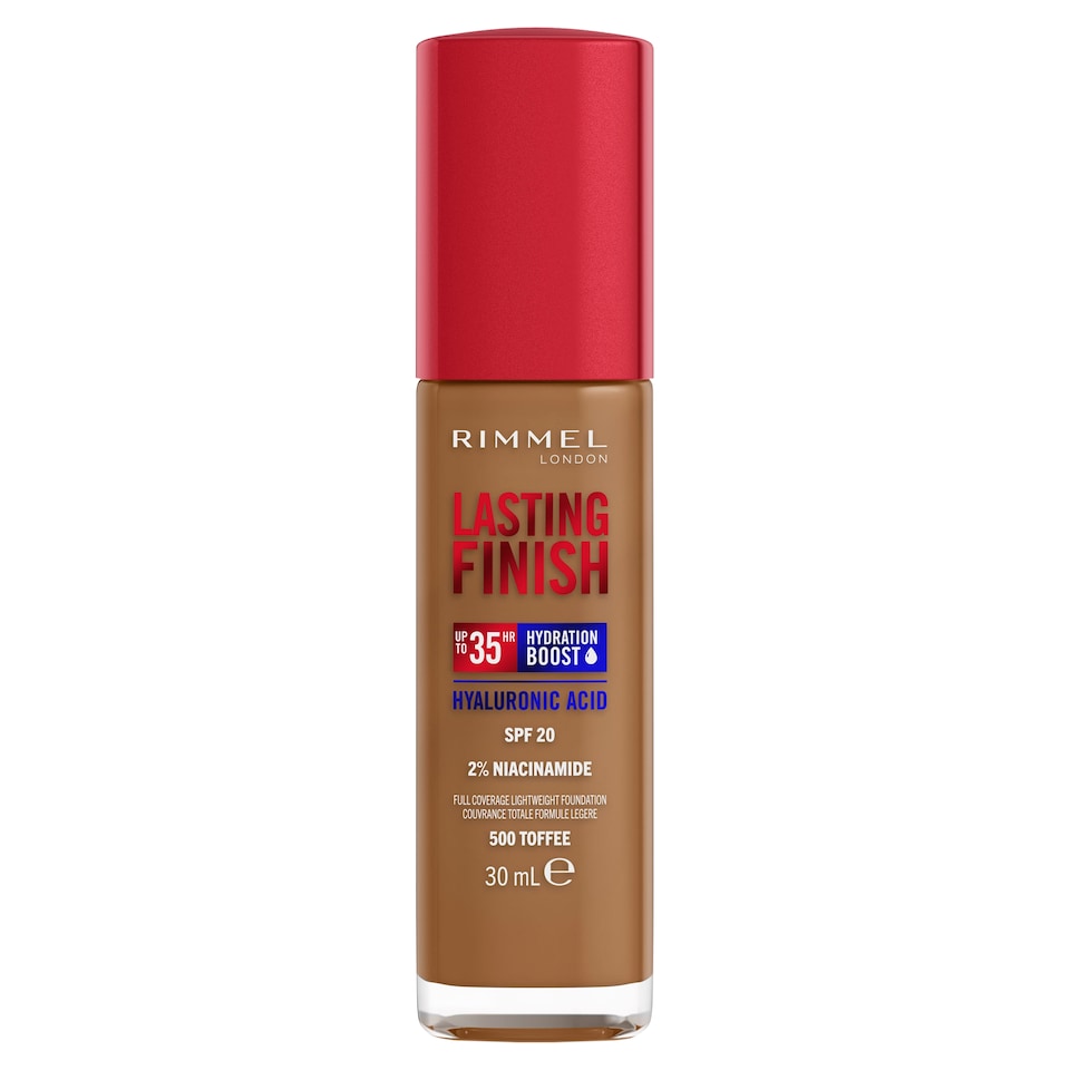 image 1 of Rimmel Lasting Finish Foundation 500 Toffee 30Ml