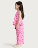 image 2 of F&F Girls 2-Piece Pure Cotton Floral Print Vest and Trousers Set  in Pink