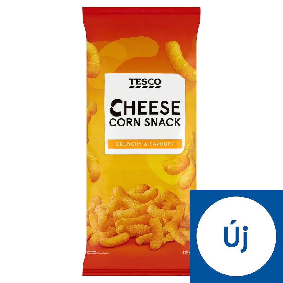Tesco sajtízű kukoricasnack 125 g