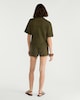 image 3 of F&F Pure Cotton Crochet Look Co-ord Shirt in Green