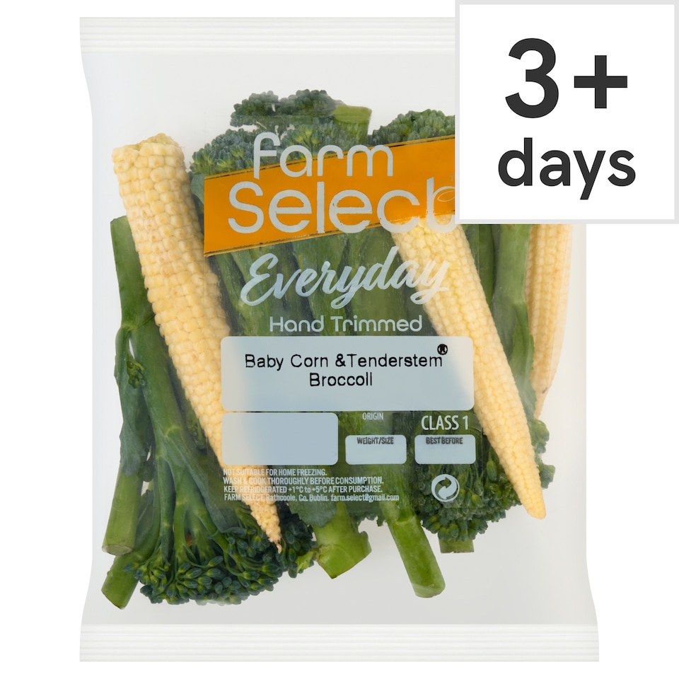 Farm Select Baby Corn and Tenderstem Broccoli 150g