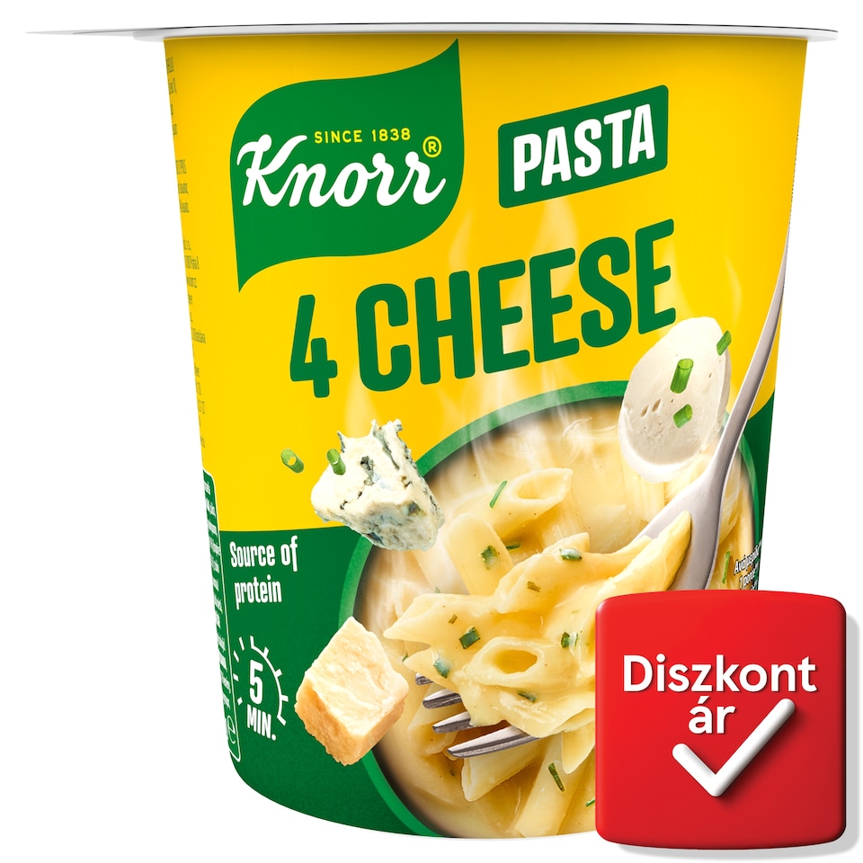 Knorr tészta négysajtos szósszal 66 g