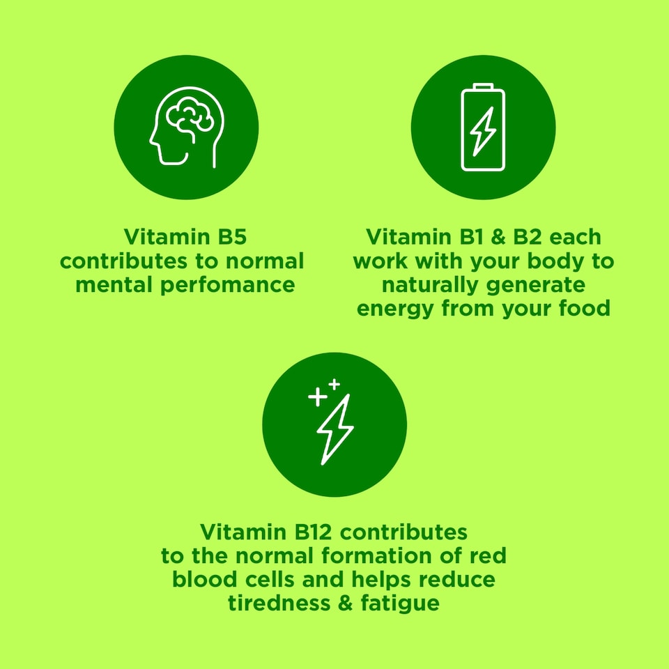 image 1 of Berocca Energy Blackcurrant Effervescent Tablets 15s 