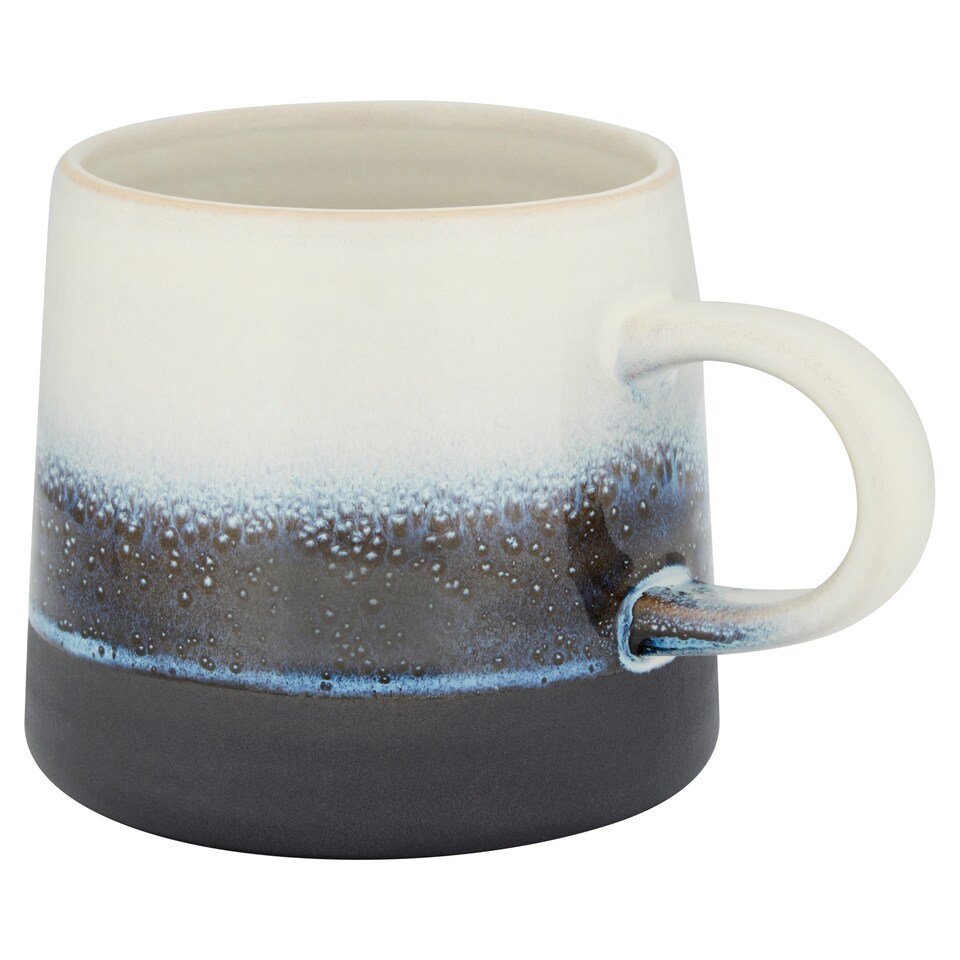 image 1 of F&F Home Blue and White Stoneware Mug