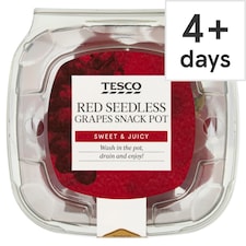 Tesco Red Seedless Grapes Snack Pot 150g