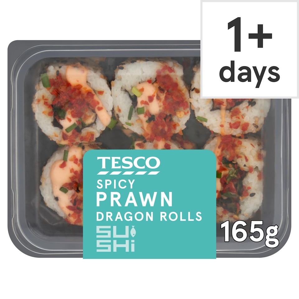 Tesco Spicy Prawn Dragon Roll 165g