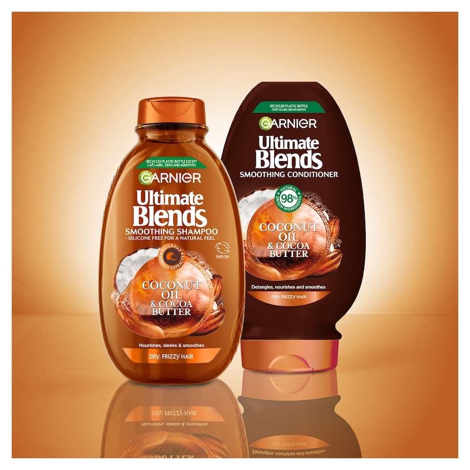 image 1 of Garnier Ultimate Blends Coconut Oil & Cocoa Butter Conditioner 400Ml